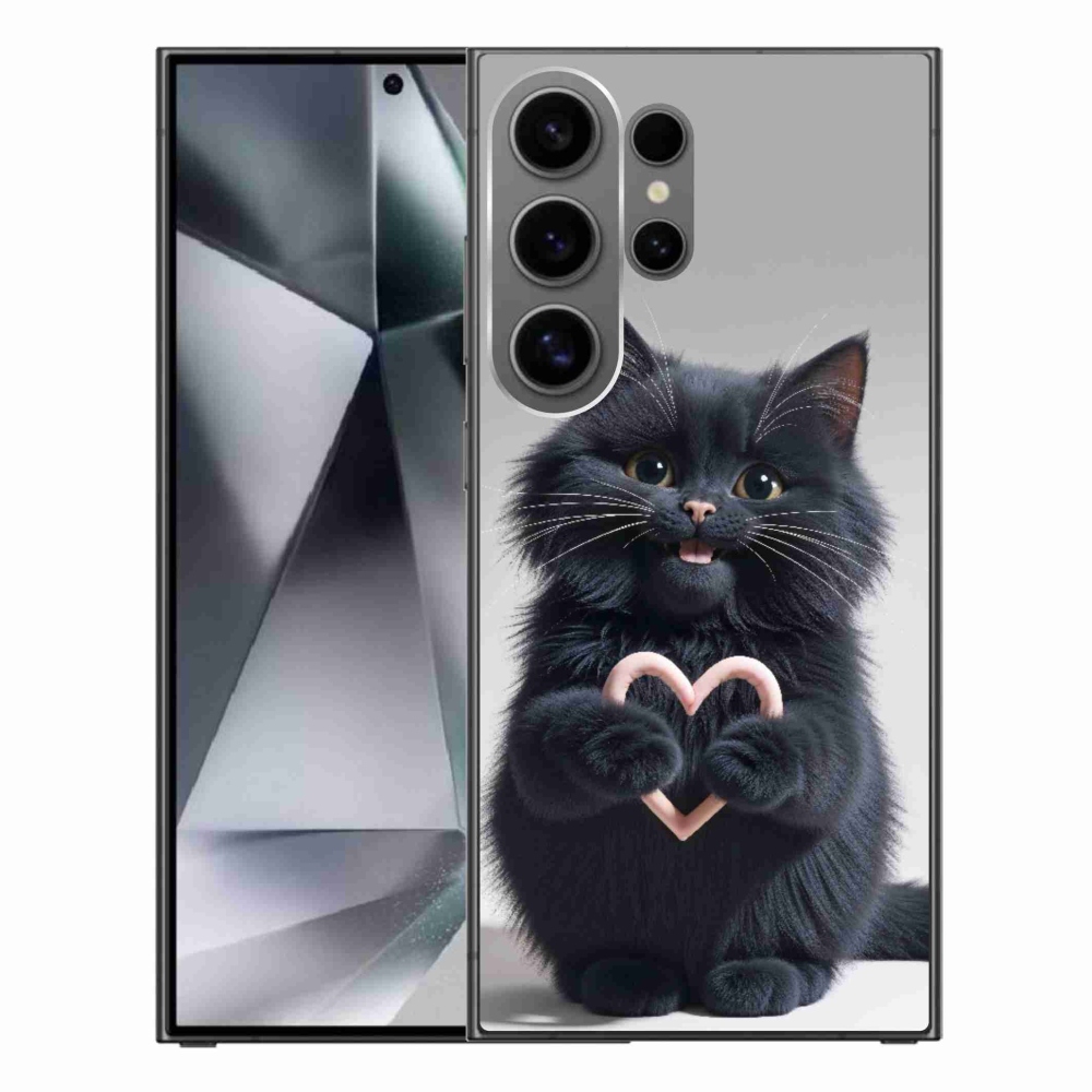 Gél borítás mmCase Samsung Galaxy S24 Ultra - macskaszerelem 3