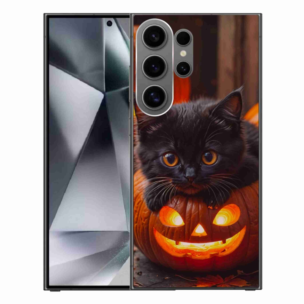 Gél borítás mmCase Samsung Galaxy S24 Ultra készülékhez - cica és tök