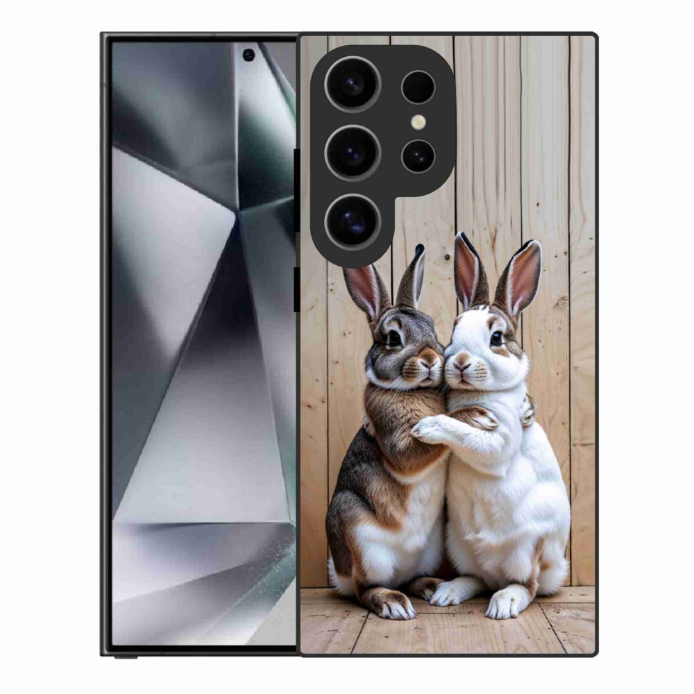 Zselés borítás mmCase Samsung Galaxy S24 Ultra - nyúl párhoz