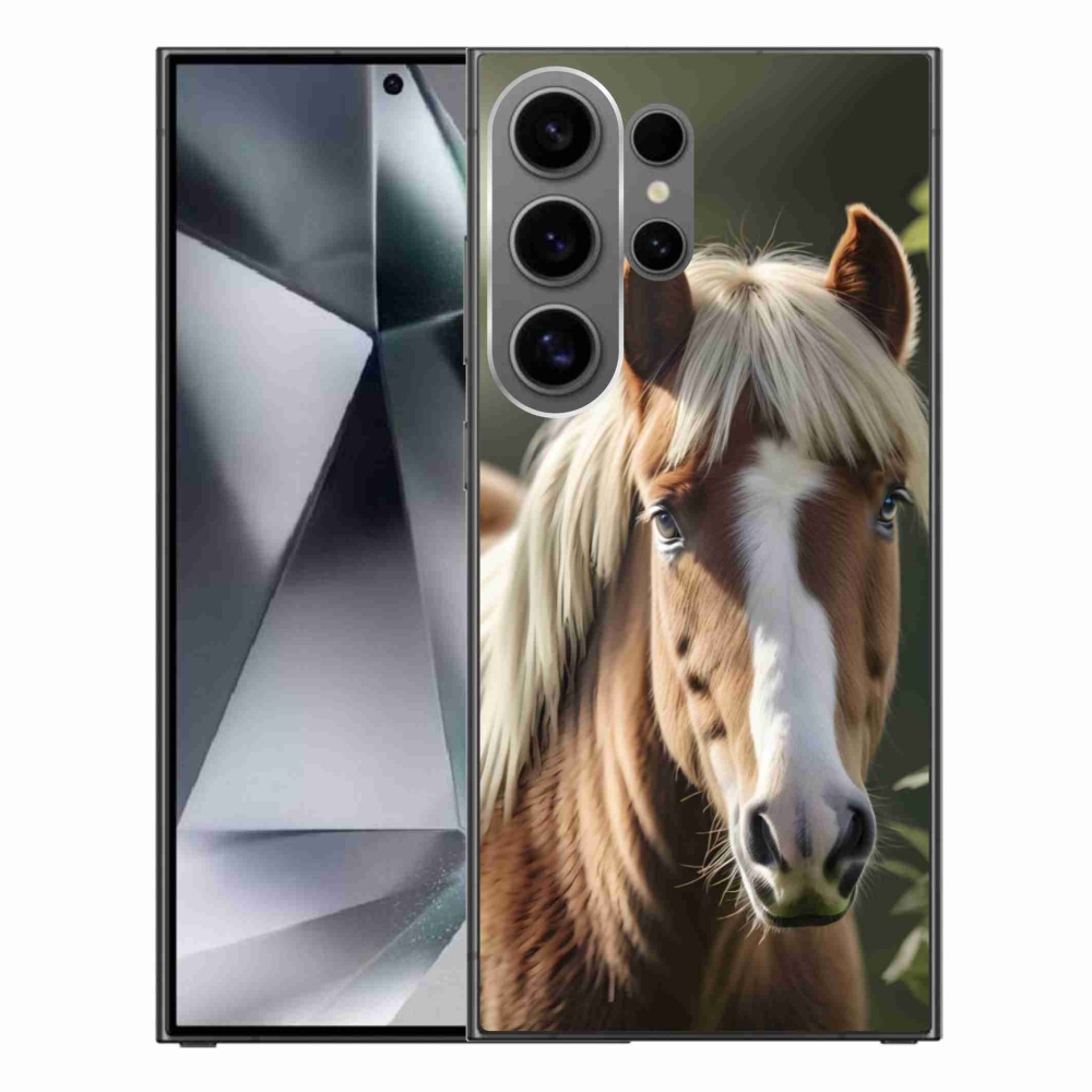 Zselés borítás mmCase Samsung Galaxy S24 Ultra készülékhez - ló könnyű sörénnyel