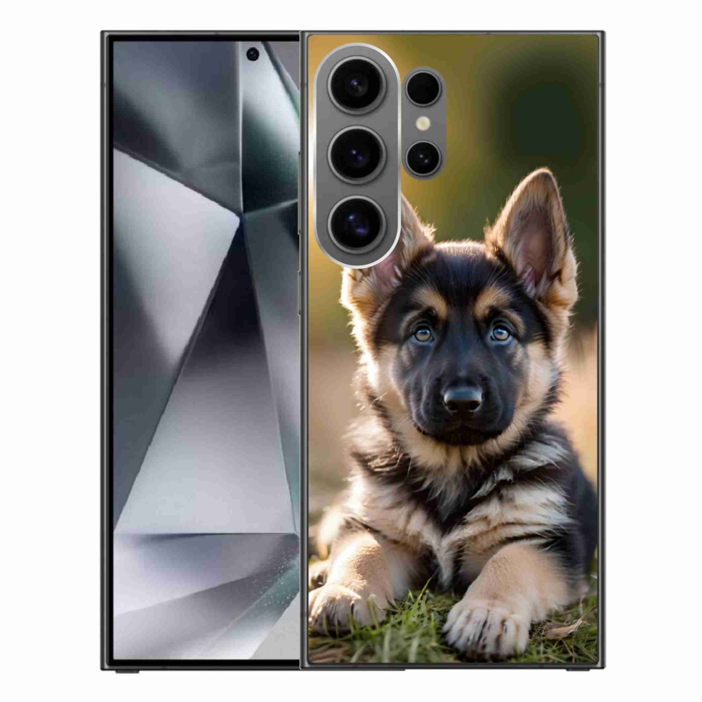 Gél borítás mmCase Samsung Galaxy S24 Ultra készülékhez - Német juhászkutya a természetben