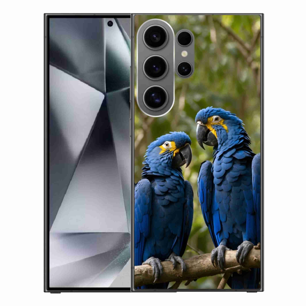 Gél borítás mmCase Samsung Galaxy S24 Ultra készülékhez - papagáj duó