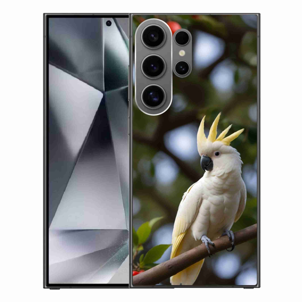 Gél borítás mmCase Samsung Galaxy S24 Ultra készülékhez - papagáj kakadu 3
