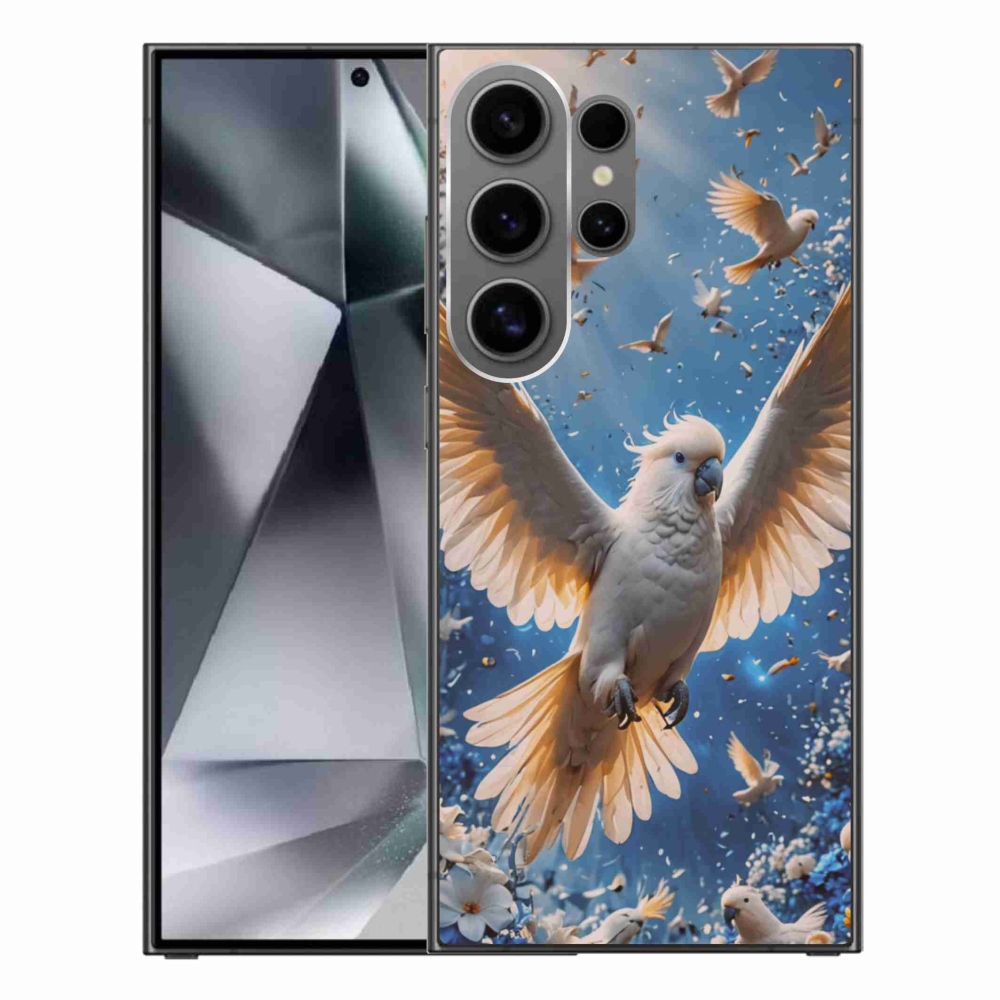 Gél borítás mmCase Samsung Galaxy S24 Ultra készülékhez - papagáj kakadu