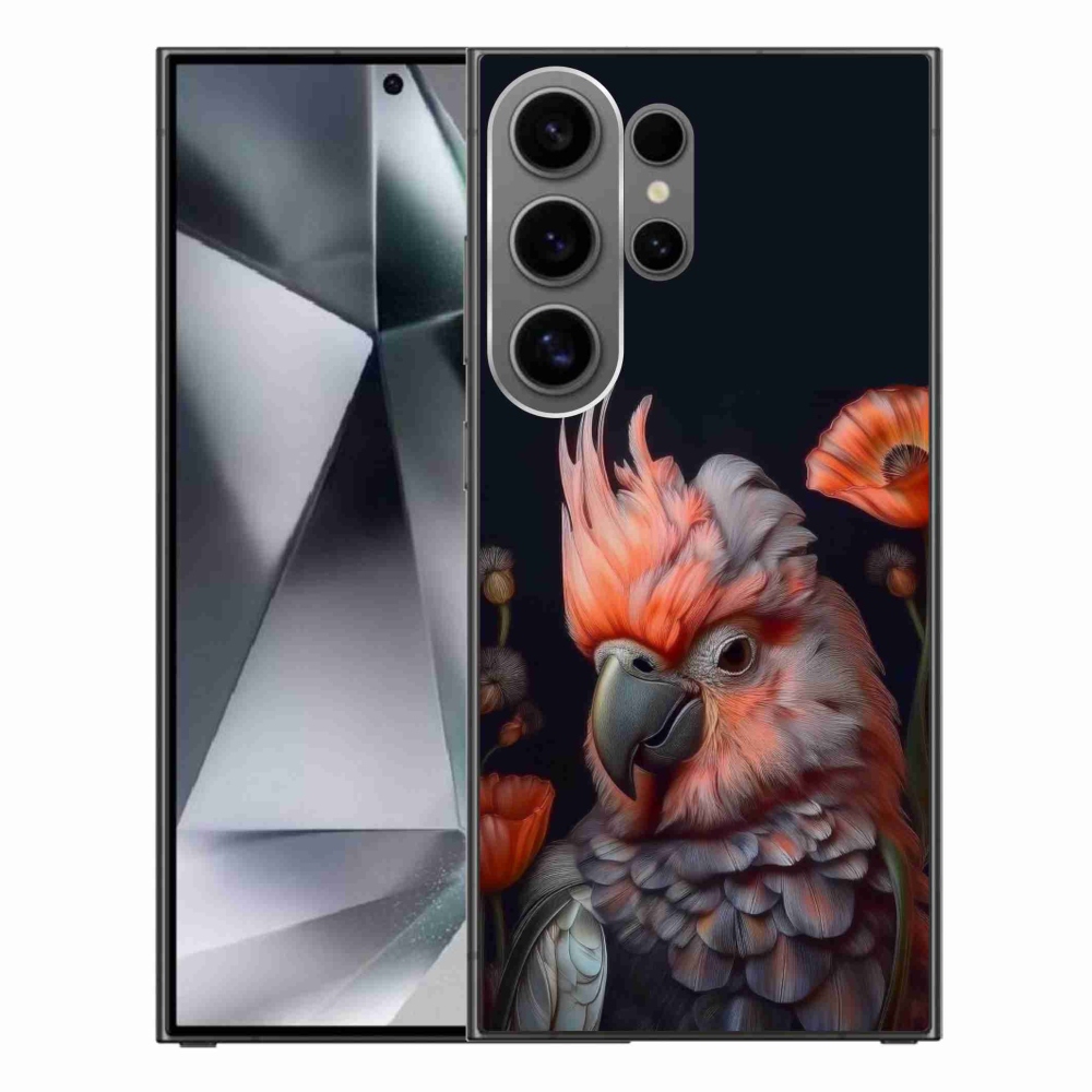 Gél borítás mmCase Samsung Galaxy S24 Ultra - papagáj kakadu színekben