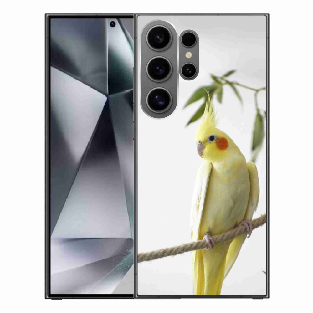 Gél borító mmCase Samsung Galaxy S24 Ultra - papagáj korela chocholatá