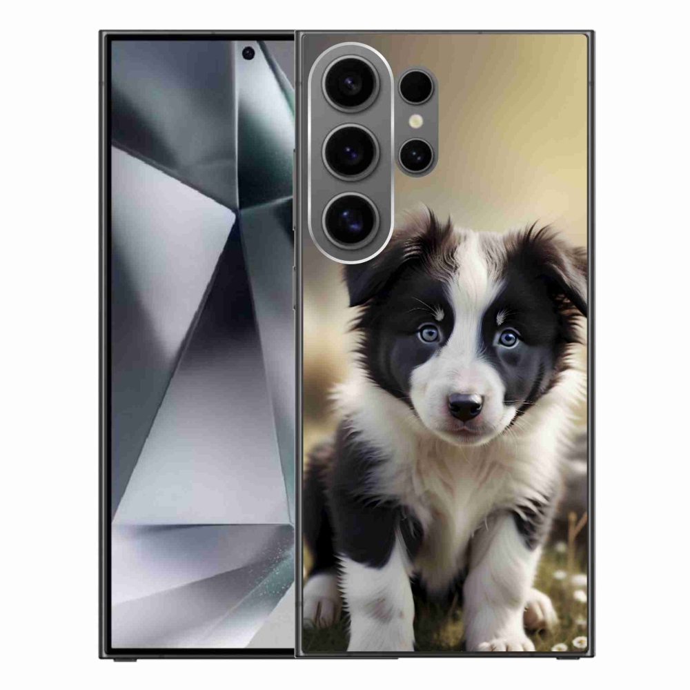 Gél borítás mmCase Samsung Galaxy S24 Ultra készülékhez - aranyos border collie
