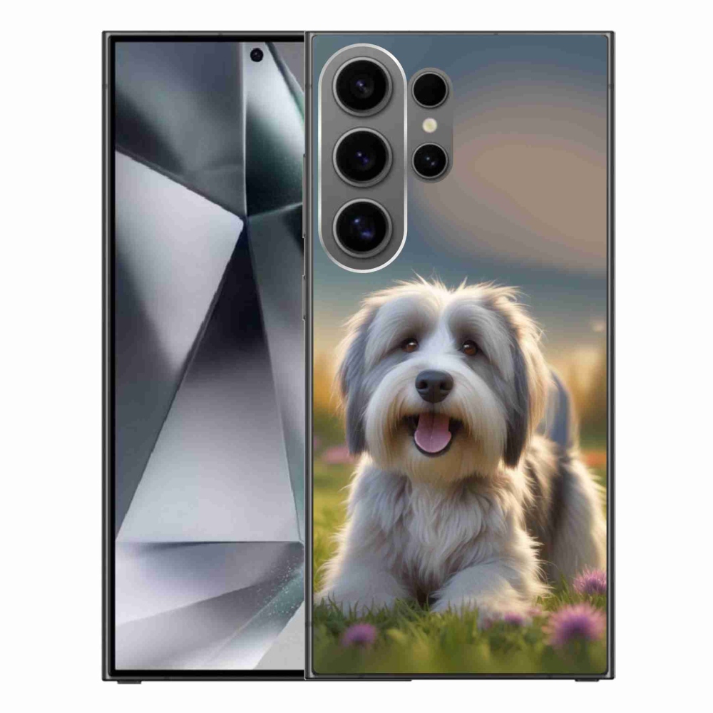 Gél borítás mmCase Samsung Galaxy S24 Ultra - aranyos Havanna kutya