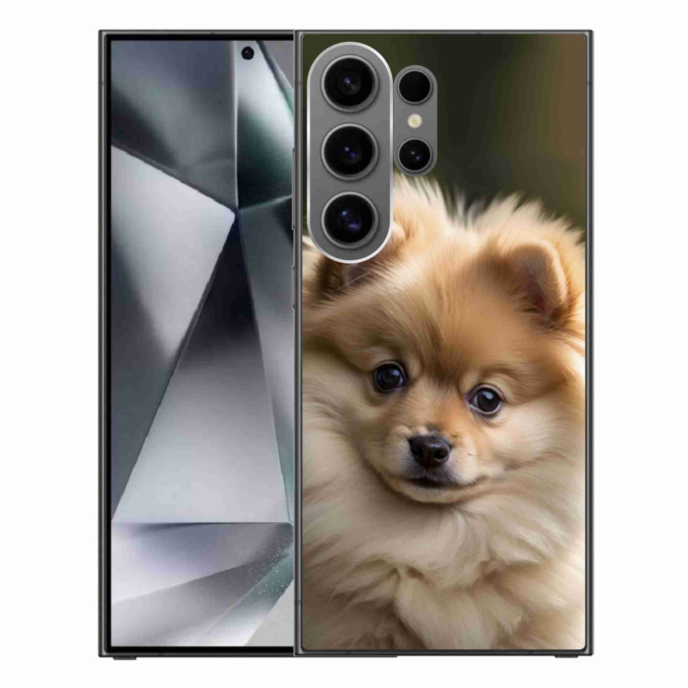 Zselés borítás mmCase Samsung Galaxy S24 Ultra - aranyos pomerániai 2