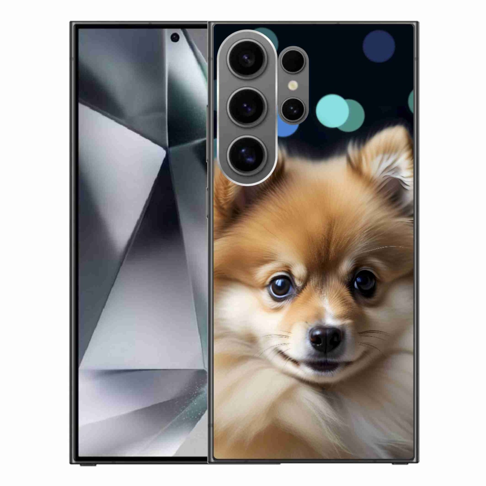 Gél borítás mmCase Samsung Galaxy S24 Ultra készülékhez - aranyos pomerániai kutya