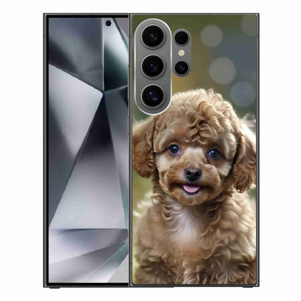 Gél borítás mmCase Samsung Galaxy S24 Ultra készülékhez - aranyos uszkár