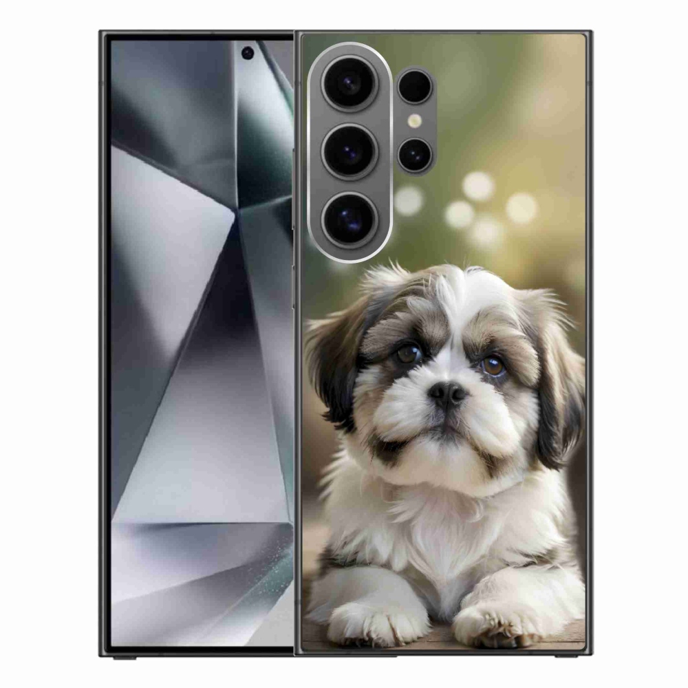 Gél borítás mmCase Samsung Galaxy S24 Ultra - aranyos shih-tzu