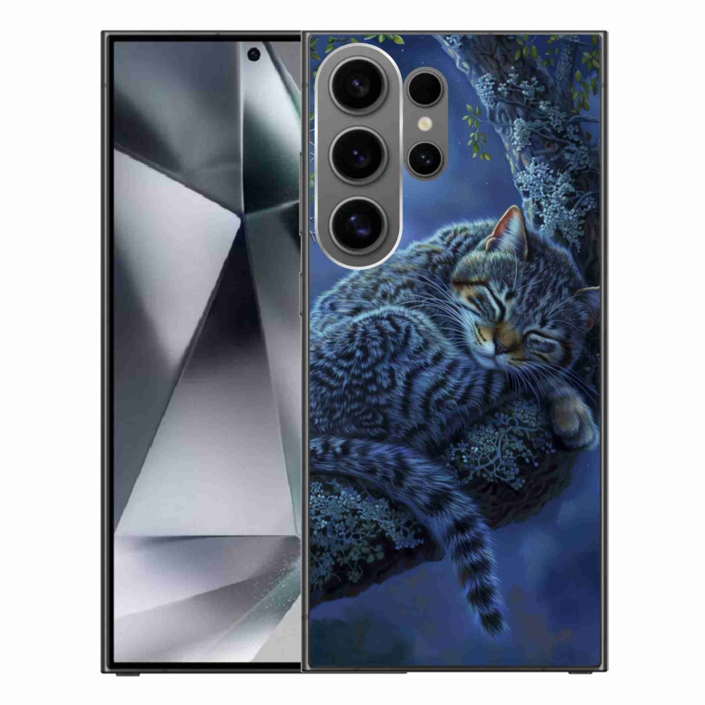 Gél borítás mmCase Samsung Galaxy S24 Ultra készülékhez - alvó macska