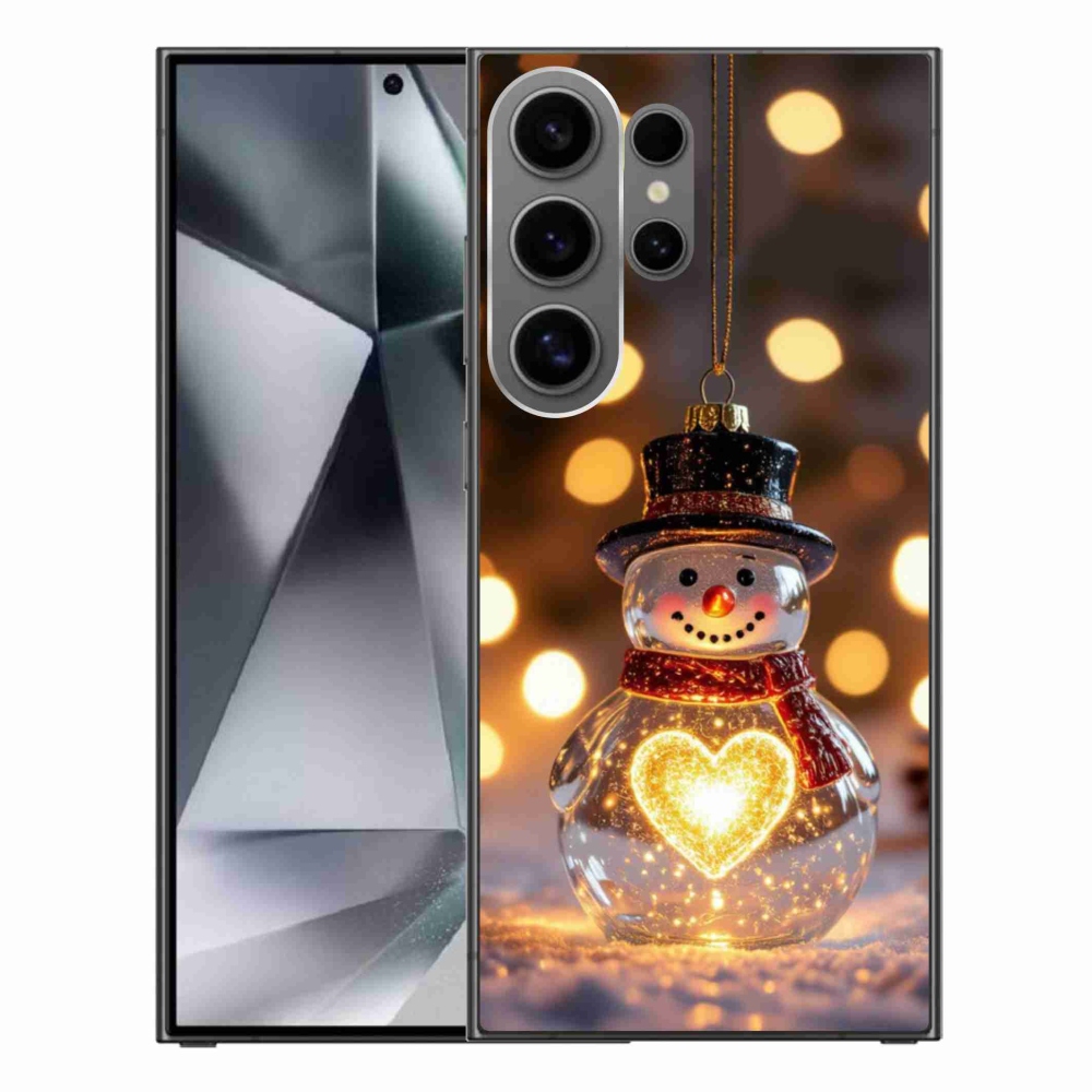 Gél borítás mmCase Samsung Galaxy S24 Ultra - Karácsonyi hóember