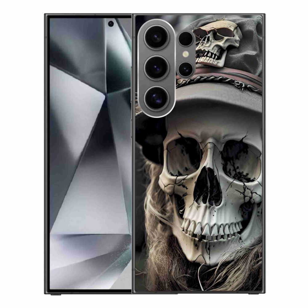 Zselés borítás mmCase Samsung Galaxy S24 Ultra - sötét koponya