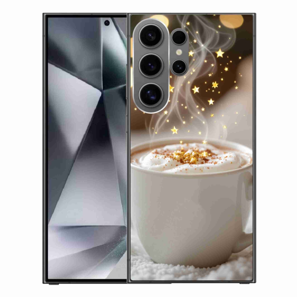 Gél borítás mmCase Samsung Galaxy S24 Ultra készülékhez - Karácsonyi forró ital