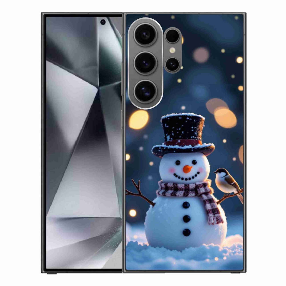 Gél borítás mmCase Samsung Galaxy S24 Ultra - Karácsonyi hóember