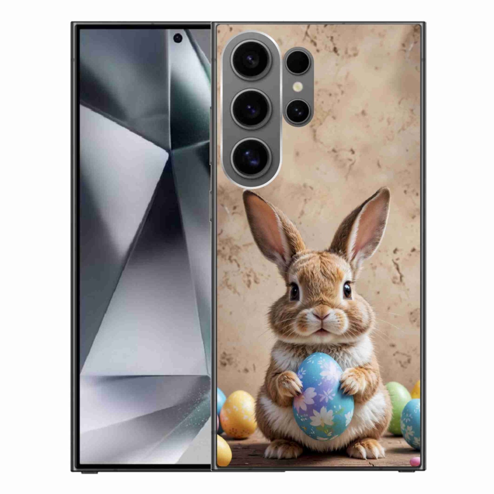 Zselés borítás mmCase Samsung Galaxy S24 Ultra készülékhez - Húsvéti nyuszi