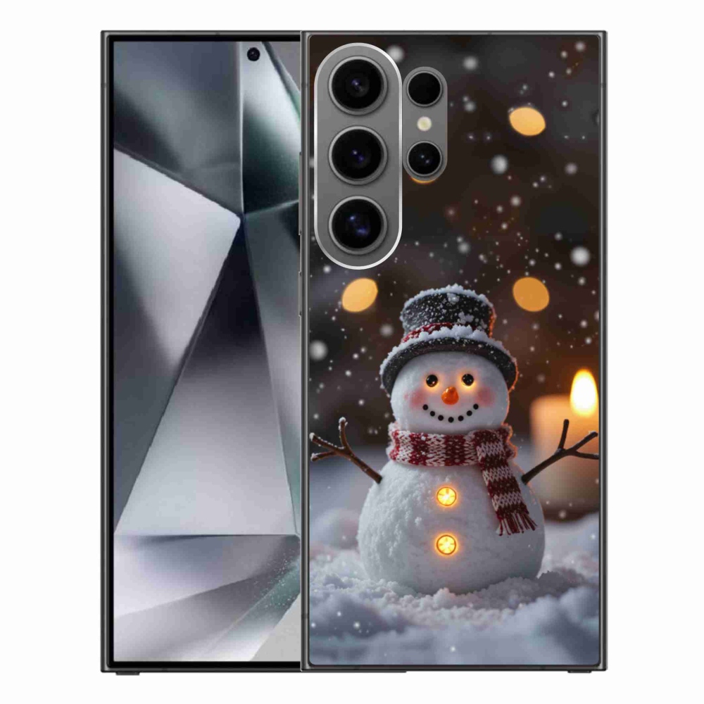Gél borítás mmCase Samsung Galaxy S24 Ultra készülékhez - vidám hóember