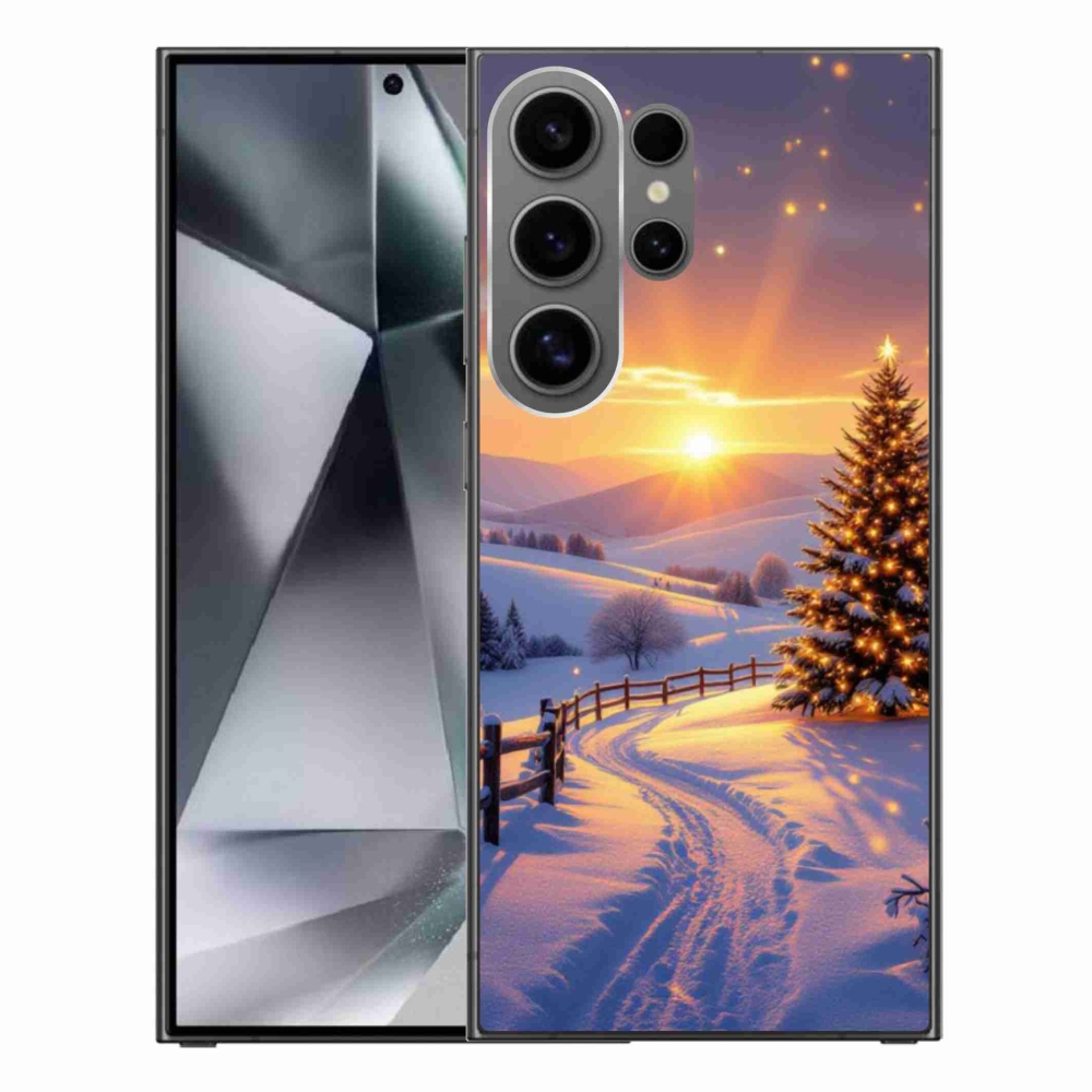 Gél borítás mmCase Samsung Galaxy S24 Ultra - téli tájkép