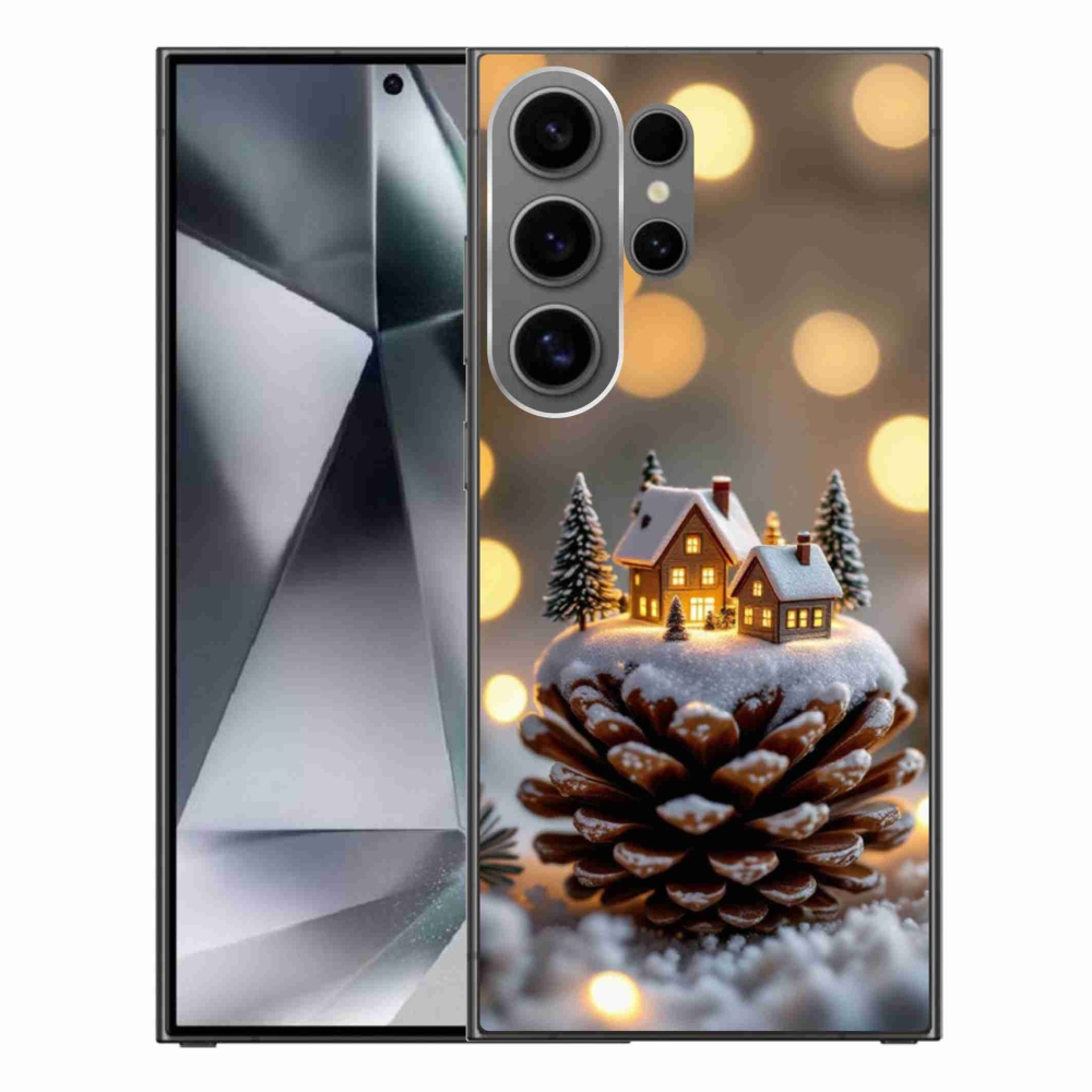 Zselés borítás mmCase Samsung Galaxy S24 Ultra - téli falu