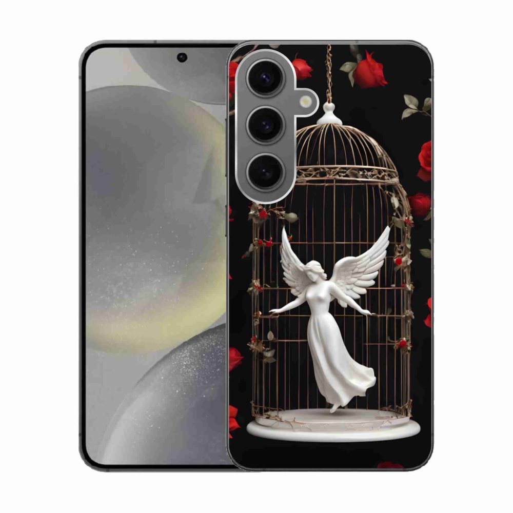 Gél borító mmCase Samsung Galaxy S24 - csapdába esett angyalhoz