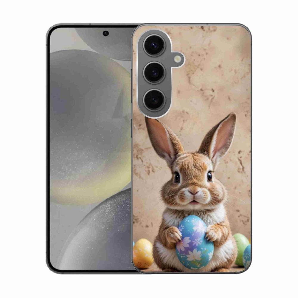 Gél borítás mmCase Samsung Galaxy S24 készülékhez - Húsvéti nyuszi