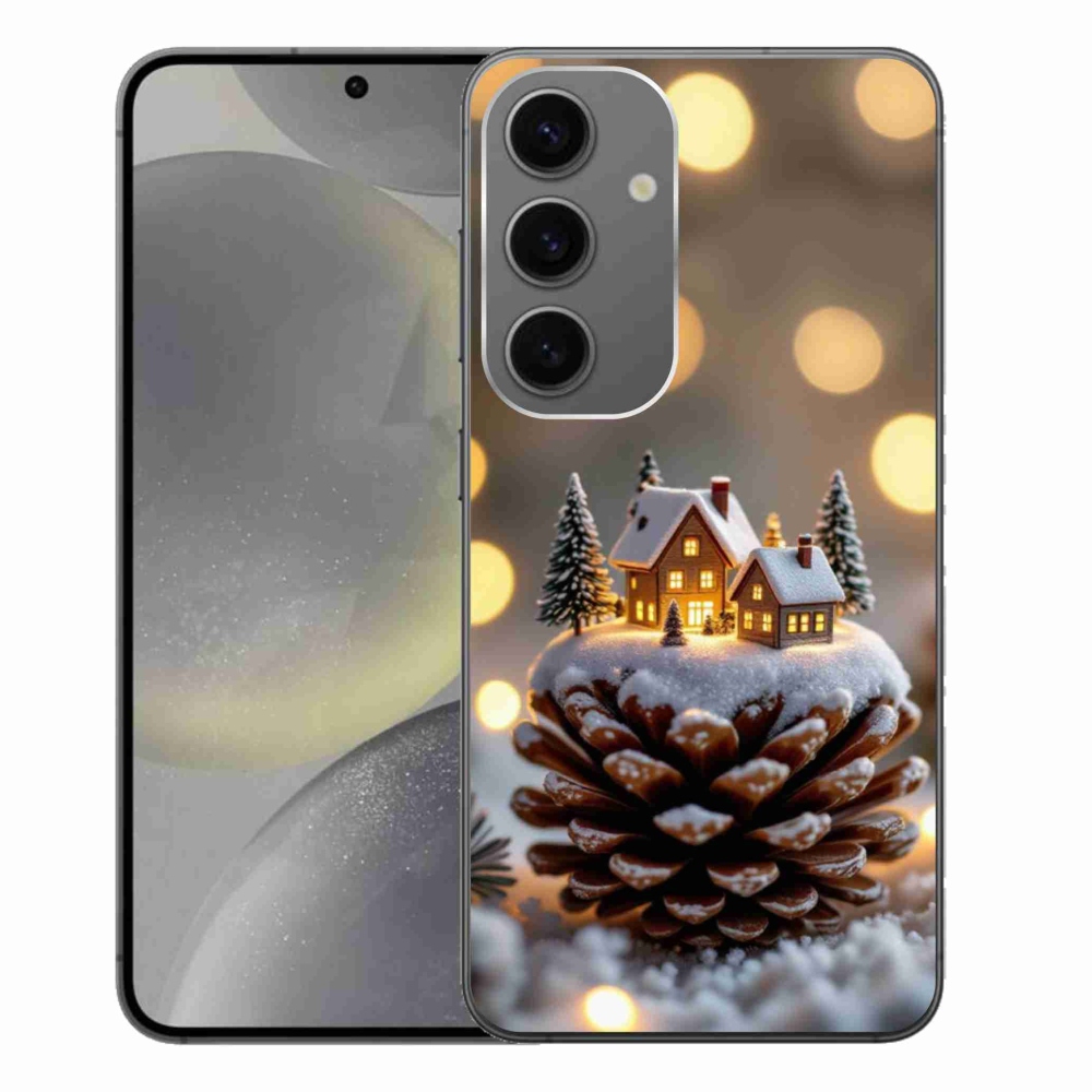 Zselés borítás mmCase Samsung Galaxy S24+ - téli falu