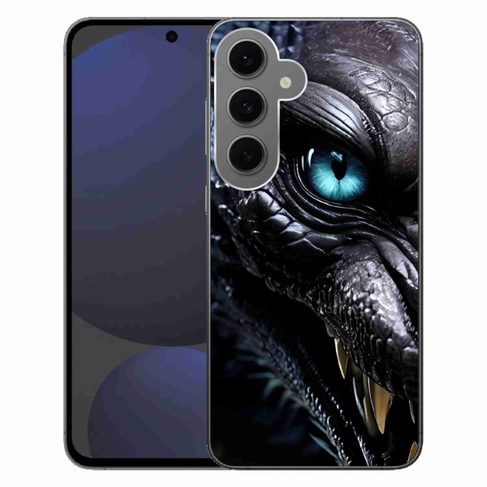 Zselés borítás mmCase Samsung Galaxy S24FE készülékhez - sárkány nézet