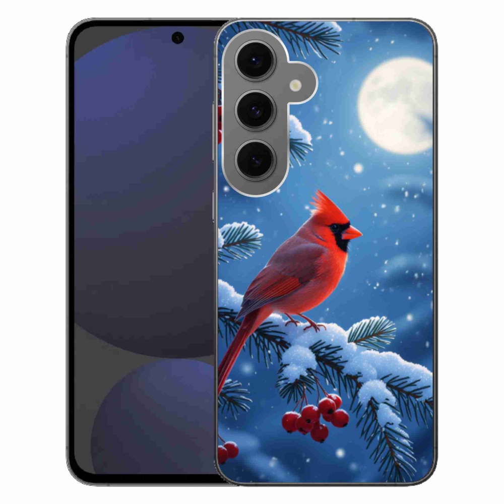 Zselés borítás mmCase Samsung Galaxy S24FE készülékhez - kardinálpiros színű