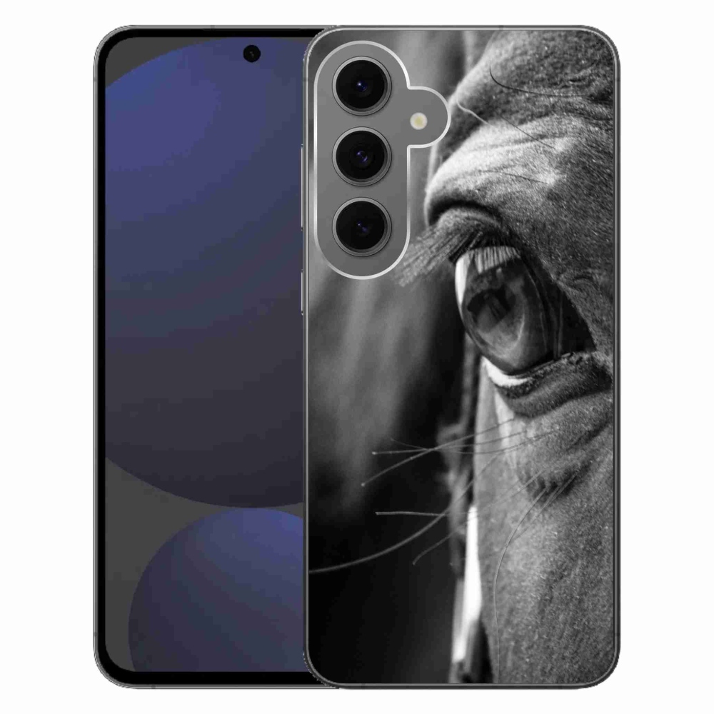 Gél borítás mmCase Samsung Galaxy S24FE készülékhez - ló nézet