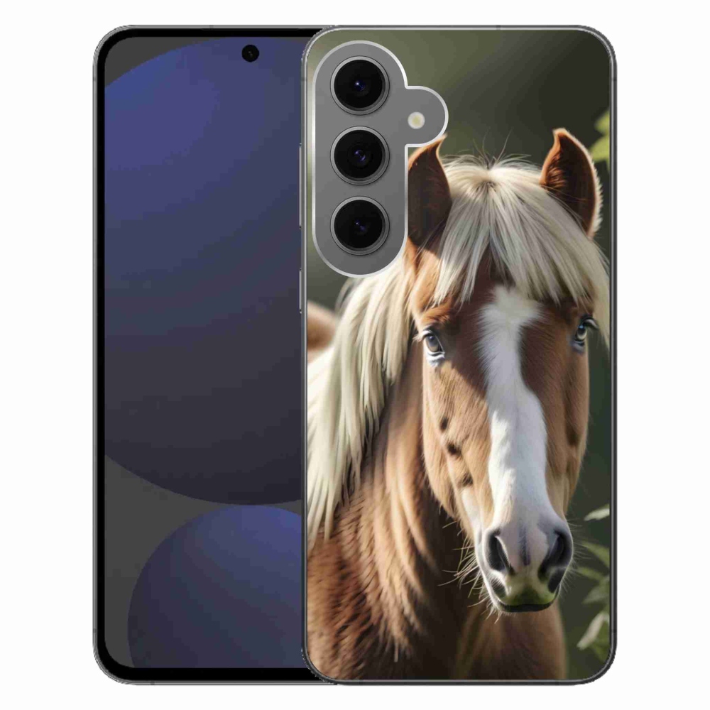 Zselés borítás mmCase Samsung Galaxy S24FE készülékhez - ló könnyű sörénnyel