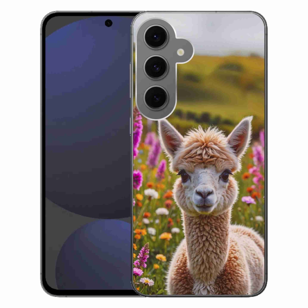 Zselés borítás mmCase Samsung Galaxy S24FE készülékhez - láma a réten