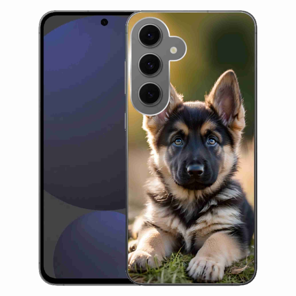Gél borítás mmCase Samsung Galaxy S24FE készülékhez - Német juhászkutya a természetben