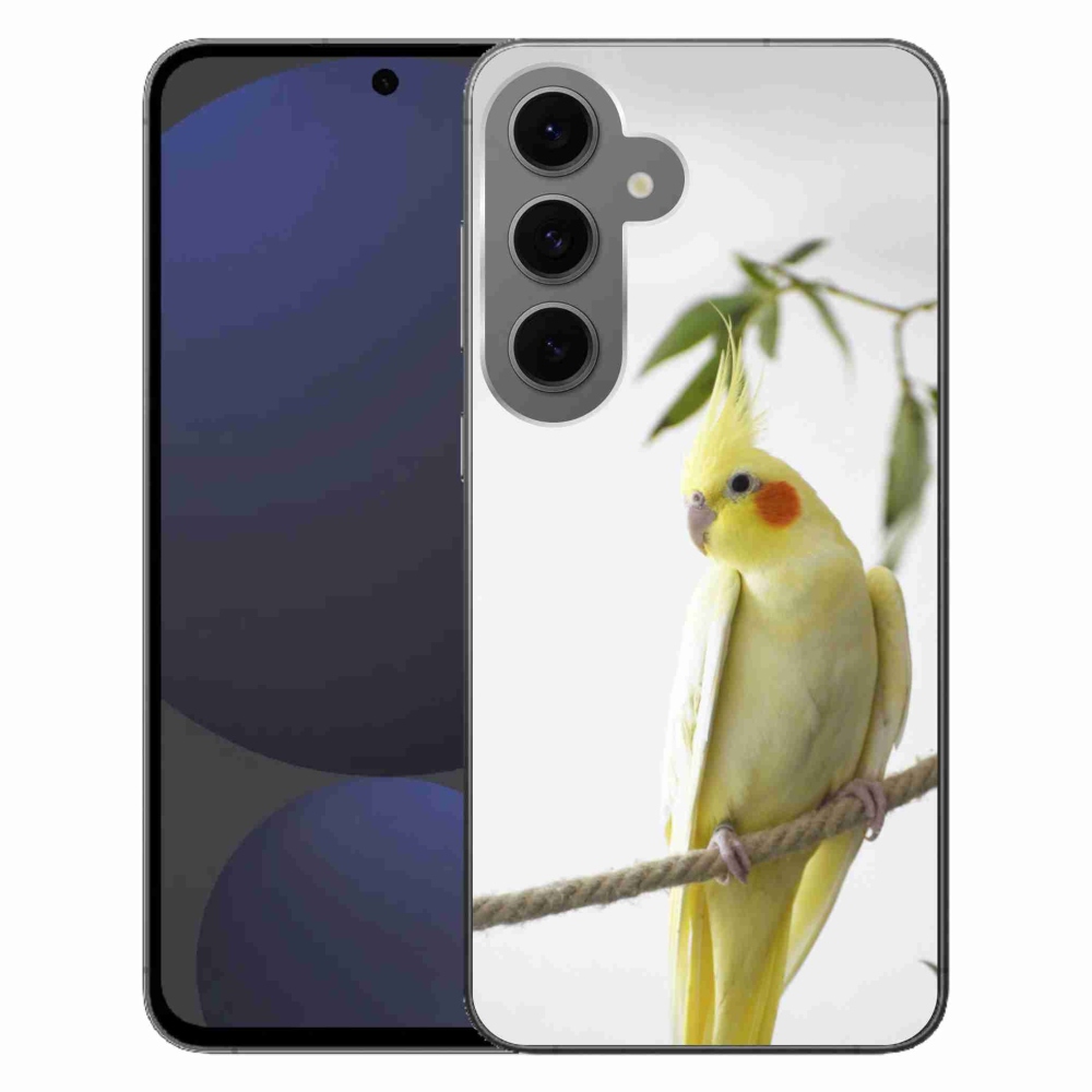 Gél borító mmCase Samsung Galaxy S24FE - papagáj korela chocholatá