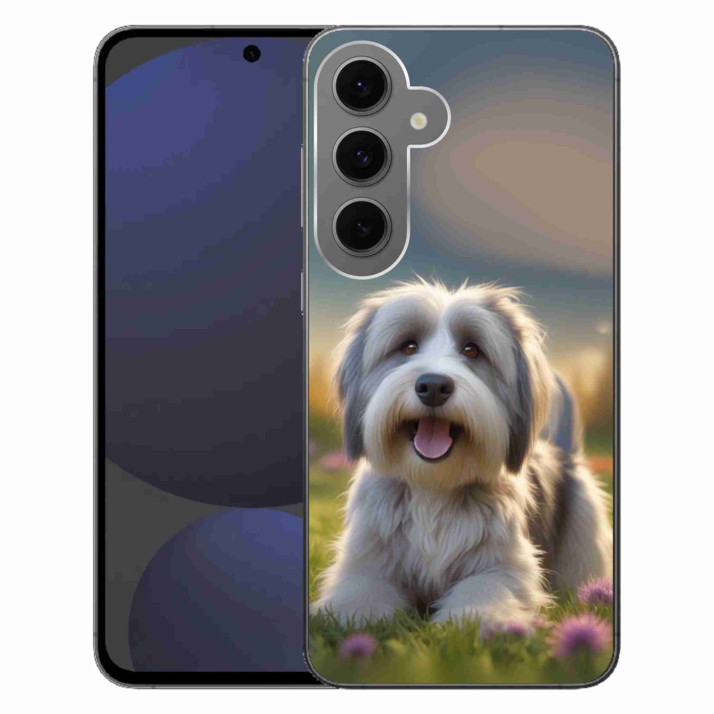 Gél borítás mmCase Samsung Galaxy S24FE - aranyos Havanna kutya