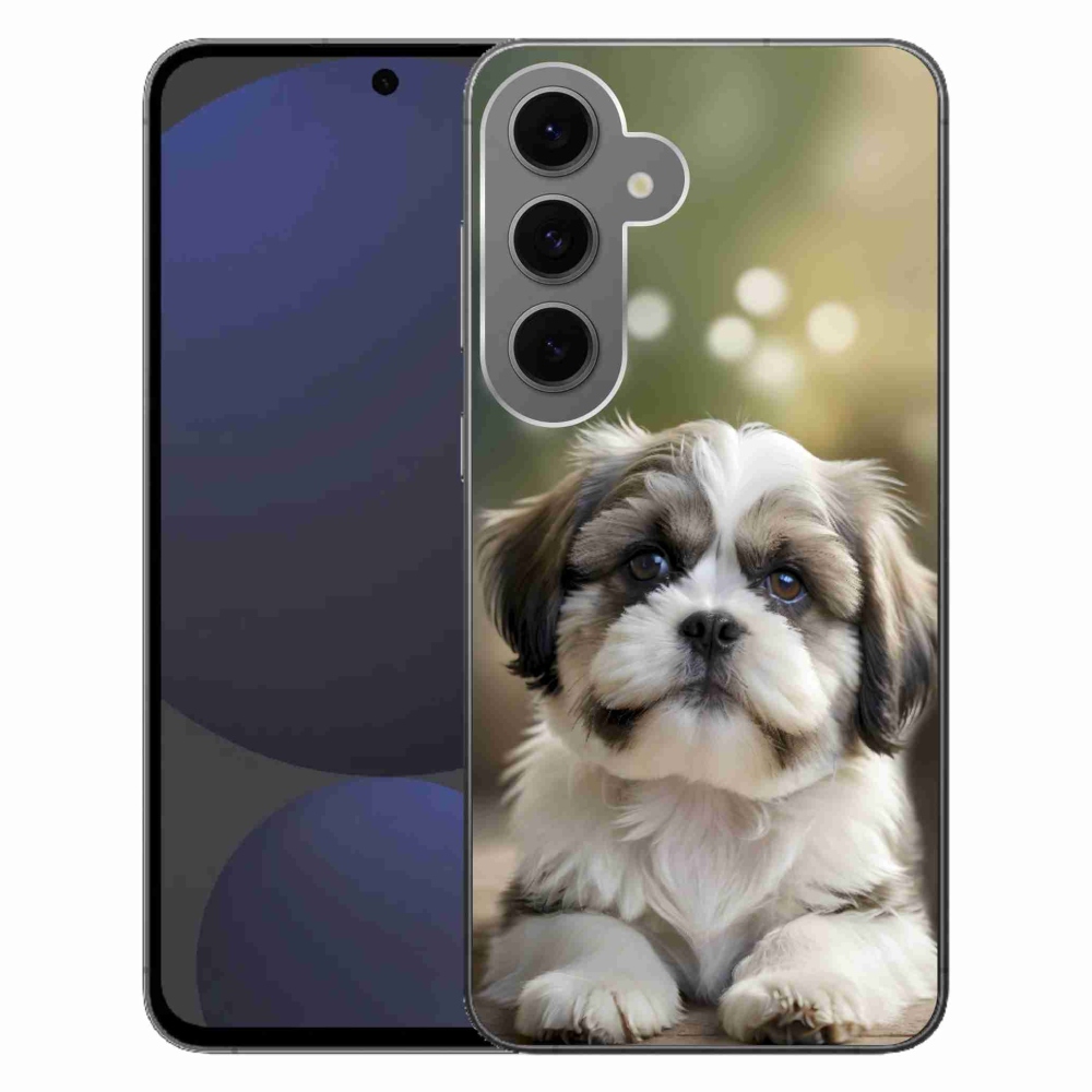 Gél borítás mmCase Samsung Galaxy S24FE - aranyos shih-tzu