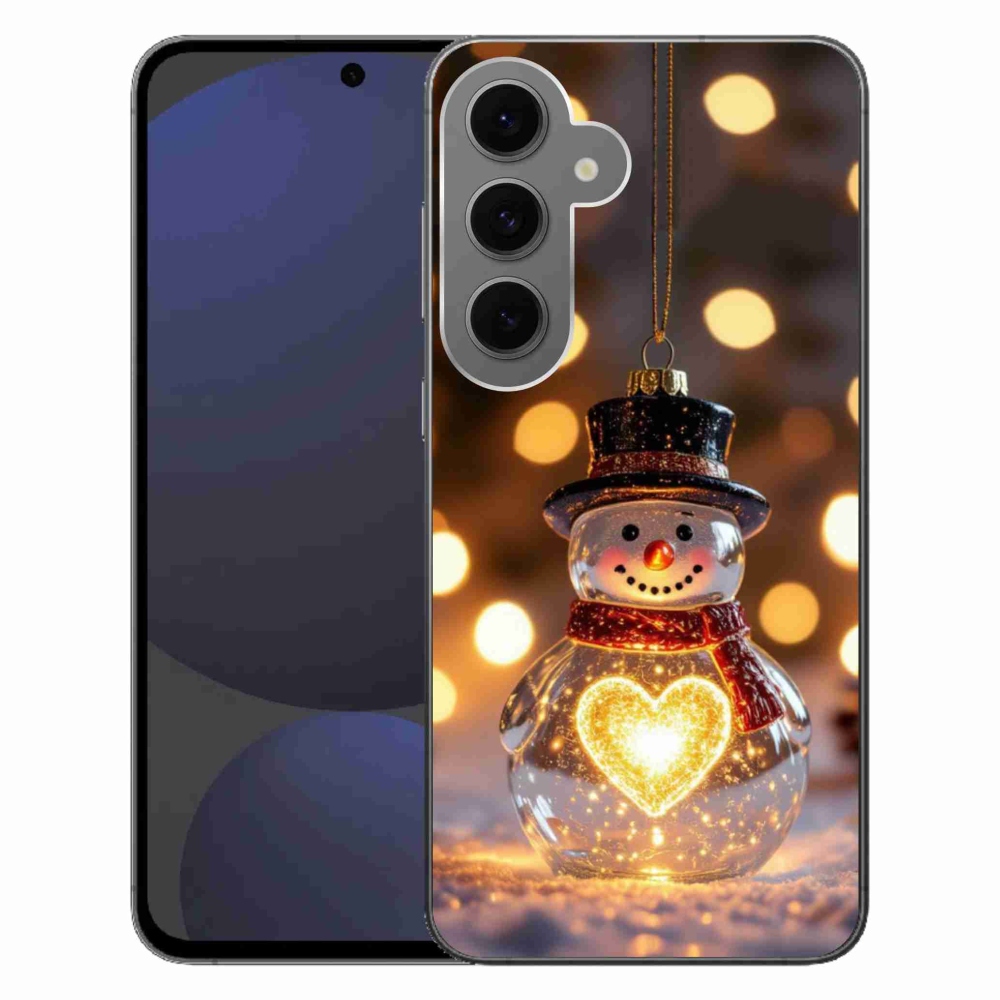 Gél borítás mmCase Samsung Galaxy S24FE - Karácsonyi hóember