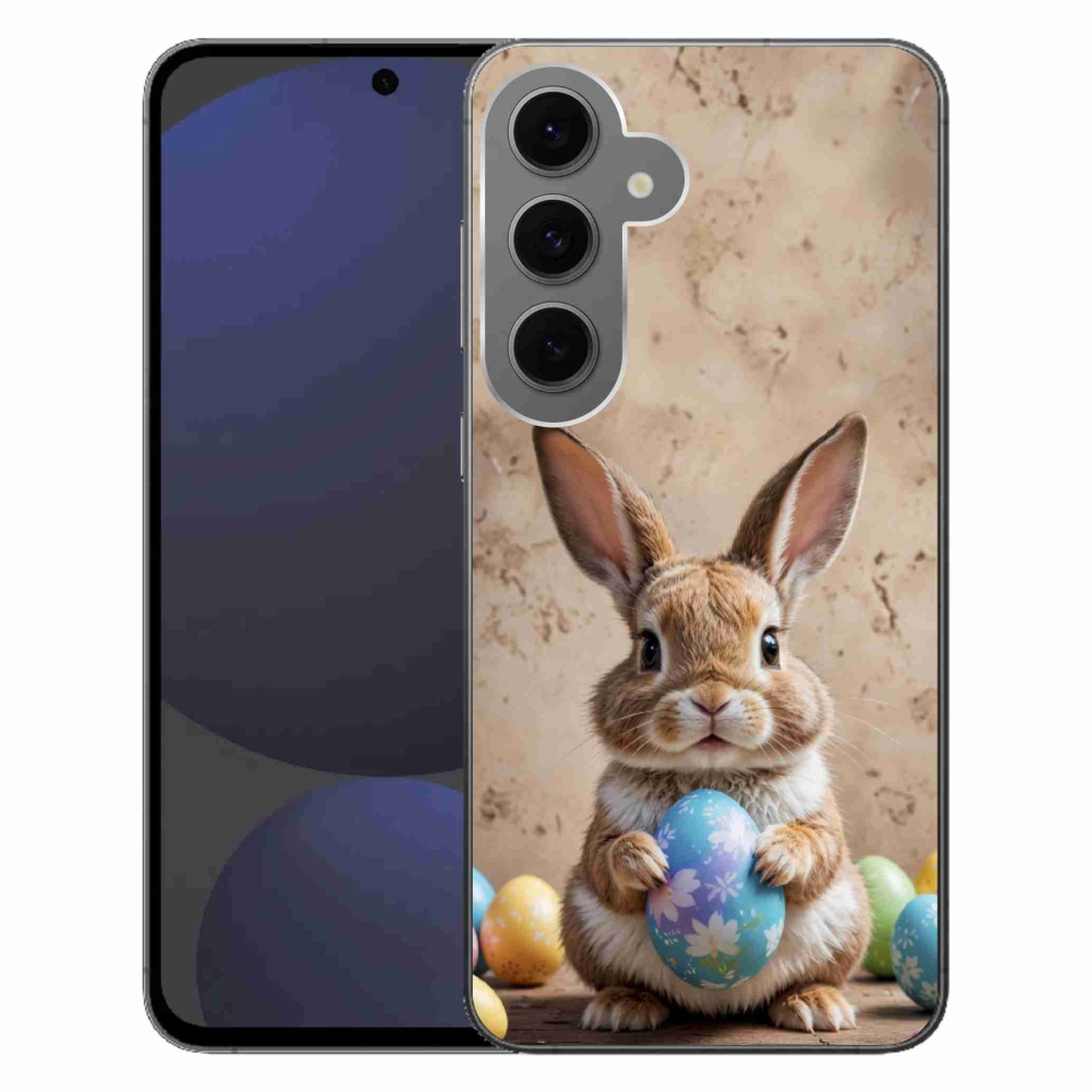 Gél borítás mmCase Samsung Galaxy S24FE - Húsvéti nyuszi