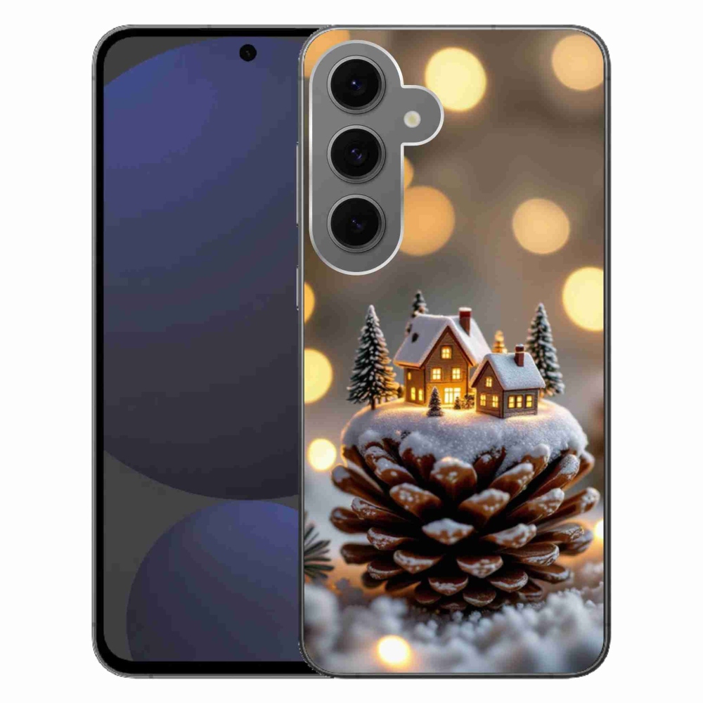 Gél borítás mmCase Samsung Galaxy S24FE - téli falu