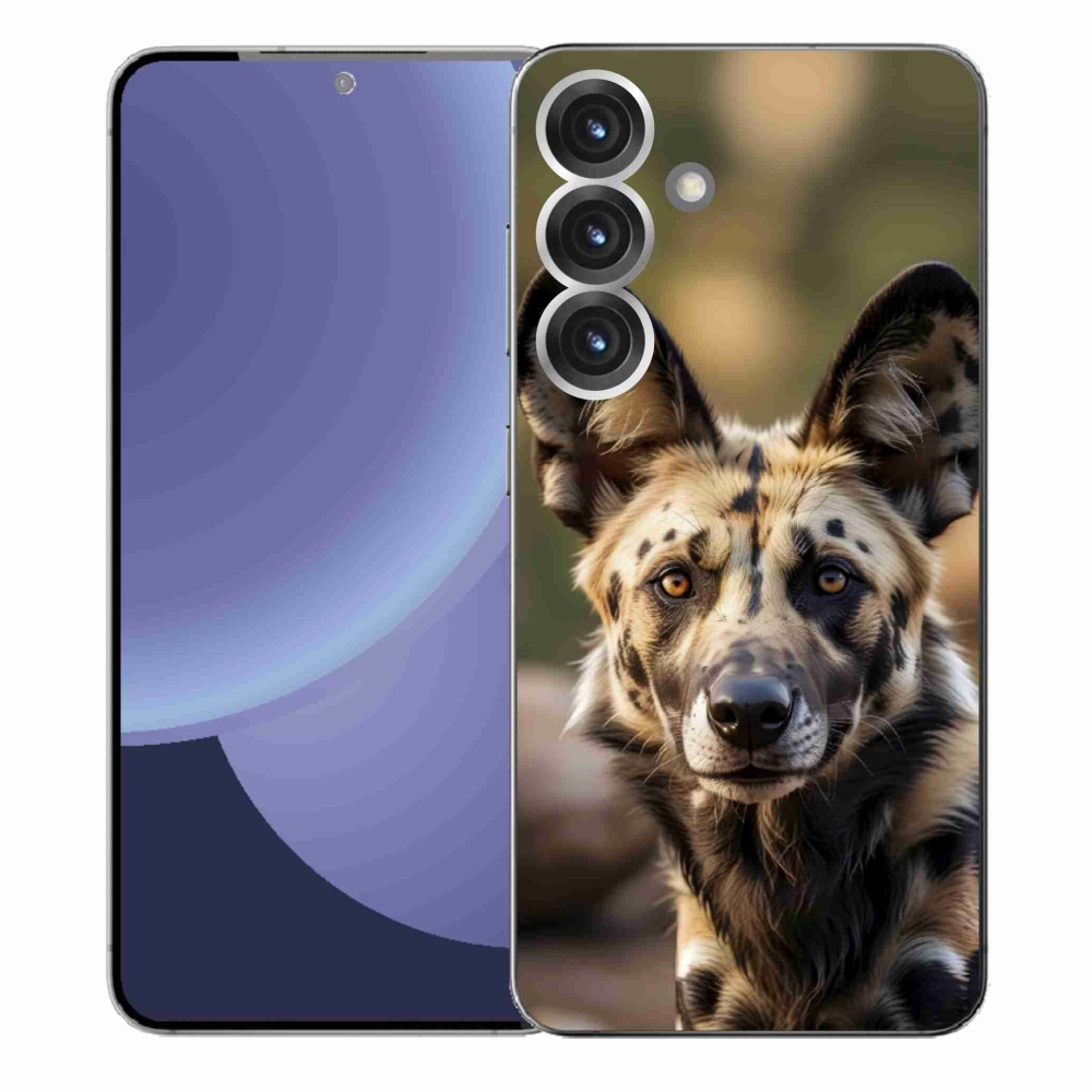 Gél borítás mmCase Samsung Galaxy S25+ készülékhez - Afrikai vadkutya
