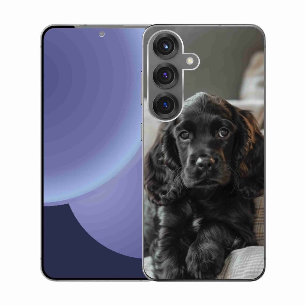 Gél borítás mmCase Samsung Galaxy S25 készülékhez - angol cocker spániel