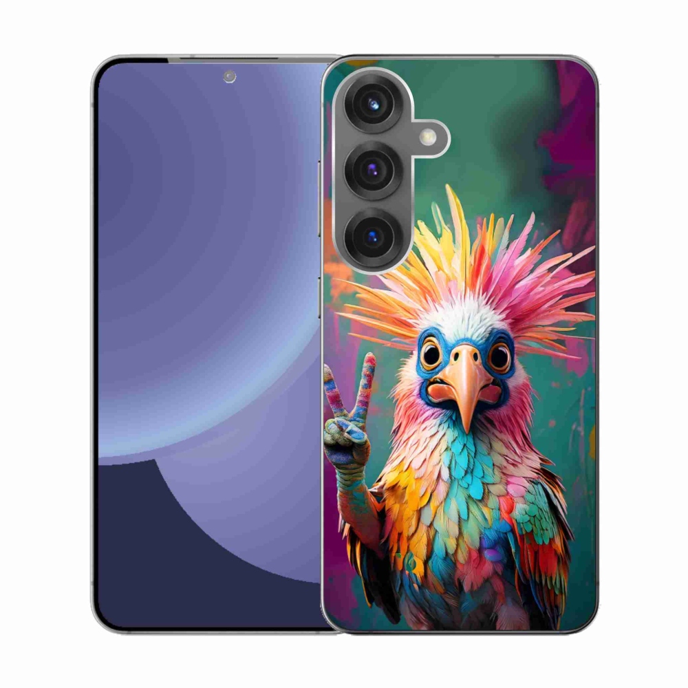 Gél borítás mmCase Samsung Galaxy S25 készülékhez - színes lázadó