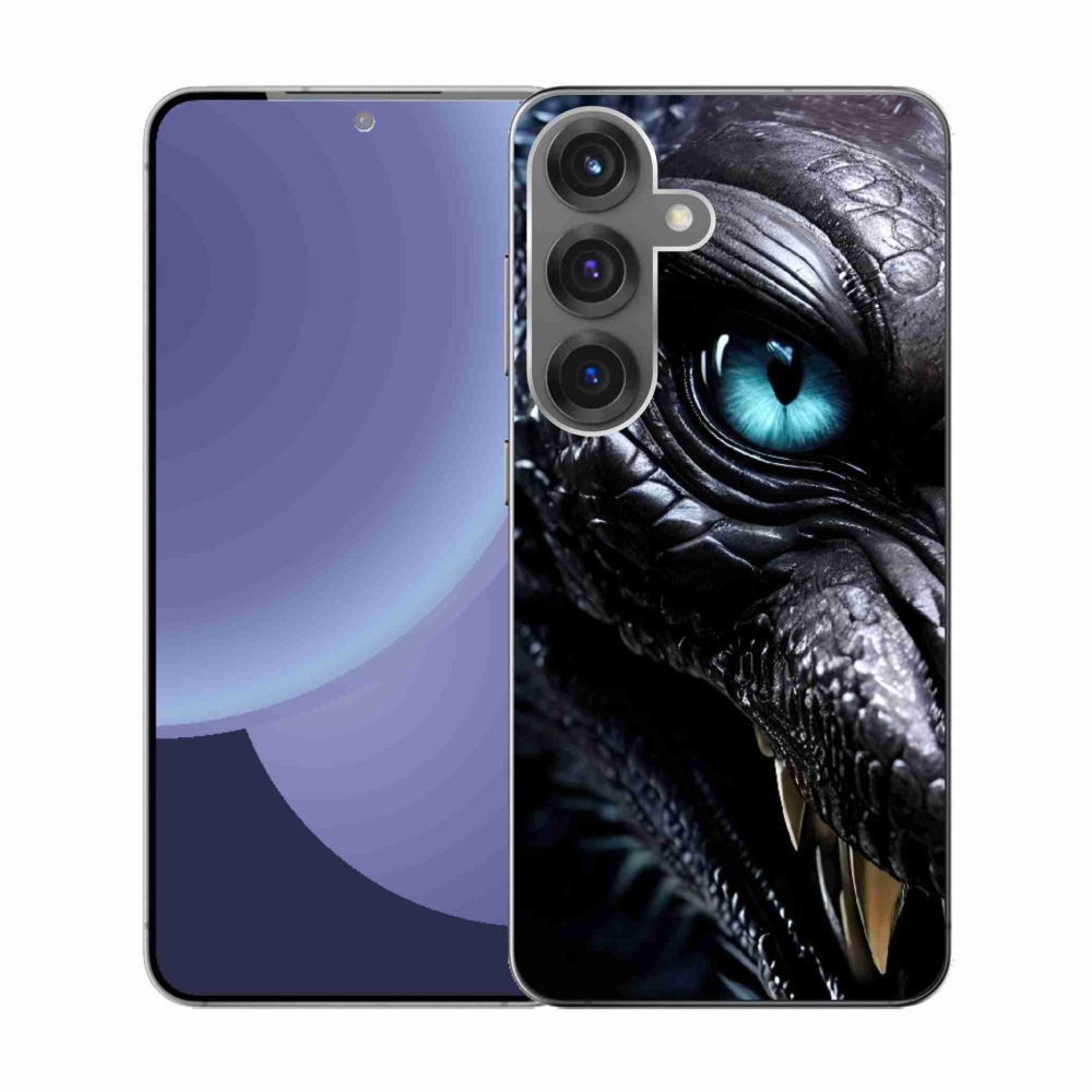 Zselés borítás mmCase Samsung Galaxy S25 készülékhez - sárkány nézet