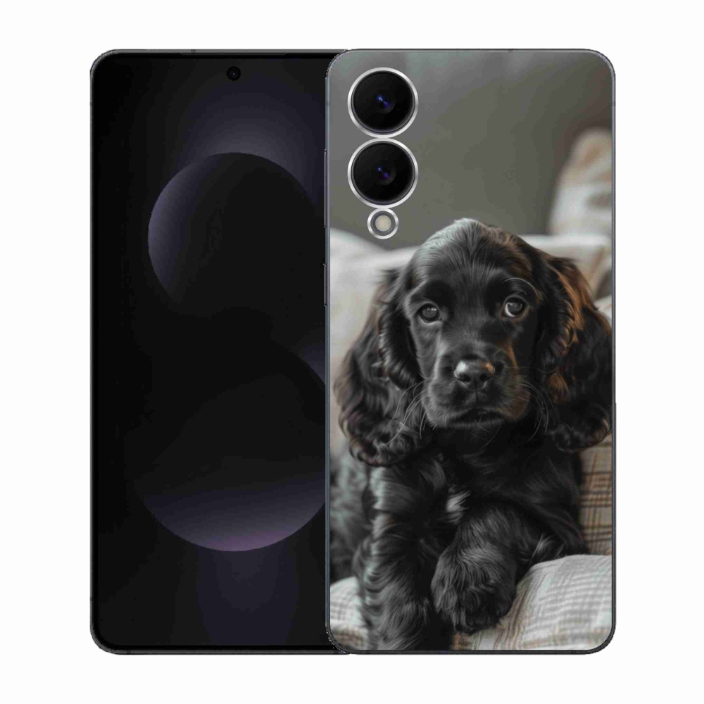 Gél borítás mmCase Samsung Galaxy S25 Edge készülékhez - Angol Cocker Spaniel