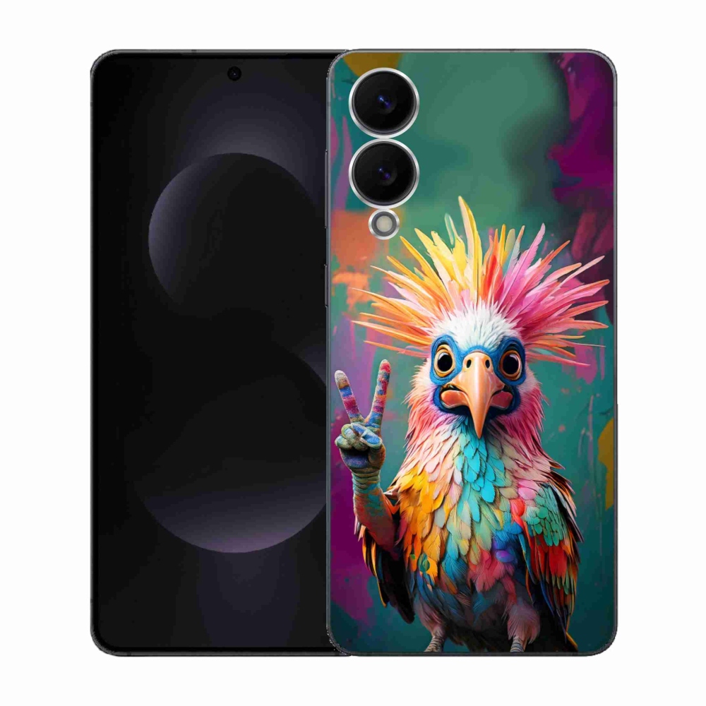 Gél borítás mmCase Samsung Galaxy S25 Edge készülékhez - színes lázadó