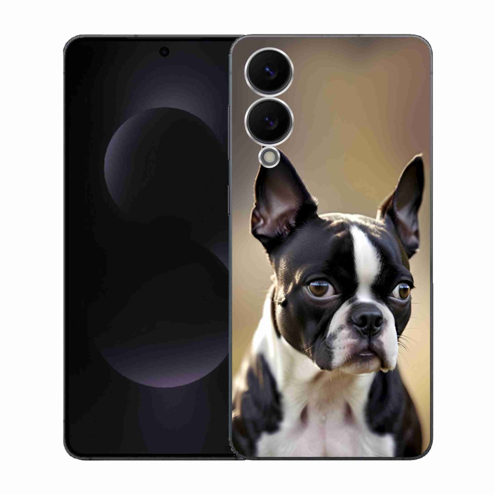 Gél borítás mmCase Samsung Galaxy S25 Edge készülékhez - Boston Terrier