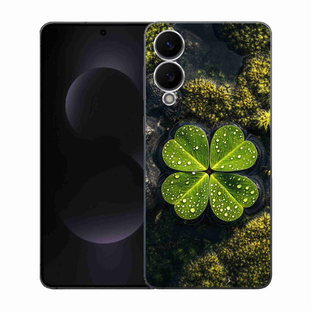 Gél borítás mmCase Samsung Galaxy S25 Edge készülékhez - négylevelű lóhere