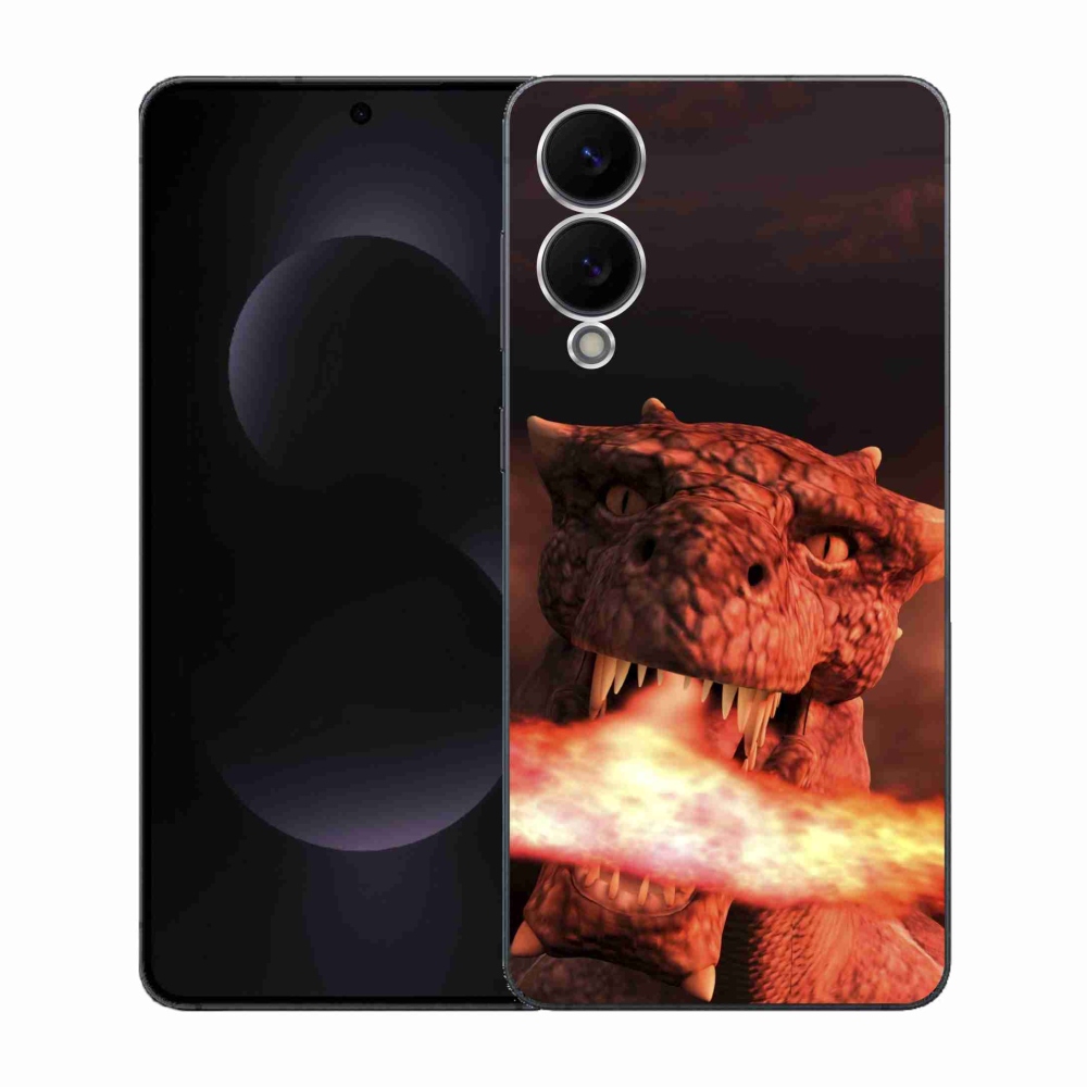 mmCase gél tok a Samsung Galaxy S25 Edge-hez – sárkány