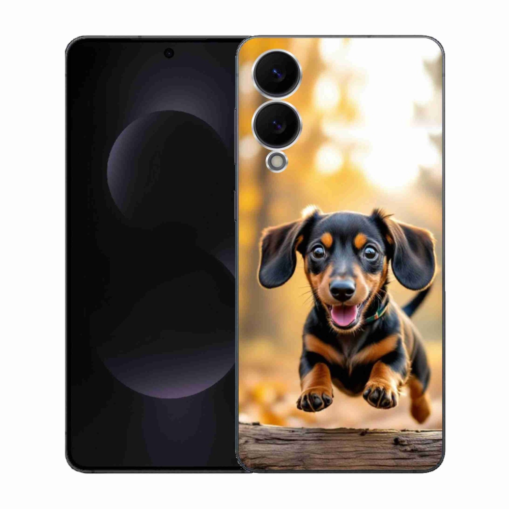 Zselés borítás mmCase Samsung Galaxy S25 Edge készülékhez - tacskó 2